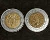 Monedas 1 Peso Mexicanos. Dos Monedas Año 2009 Y 1994. 1