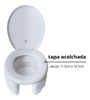 Silla Eleva Inodoro Acolchado D.e.m.a Altura 11,5 Cm 2