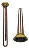 Resistencia Calefon Blindada Recta 1500w Rosca 11/4 0
