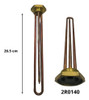 Resistencia Calefon Blindada Recta 1500w Rosca 11/4 1