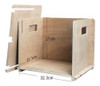 Cajones De Madera Importado Para Almacenar Discos De Vinilo 1