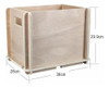 Cajones De Madera Importado Para Almacenar Discos De Vinilo 4