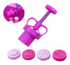 Kit Ejetor Max Bonequinha Barbie Rosa Glitter 1