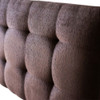 Respaldo Sommier Cuadrado Chenille Queen 180cm Envio Gratis 4