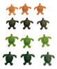 5 X 12x Figuras De Modelo De Tartaruga De Simulação, 4