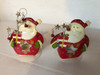 Portavelas Para Navidad Papa Noel 15cm X 10cm 1 Portavelas Para Navidad Papa Noel 15cm X 10cm 1