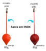 Kit Chumbada Pesca Praia Haste Inox Destorcedor Colorido 3