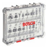 Set Juego De Fresas Bosch 15 Piezas Router 1/4 C/ Estuche 0