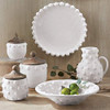 Juego De Recipientes Con Puntos Elevados Mud Pie, Blanco 2