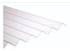 Chapa De Policarbonato Acanalada Transparente 1mm 0