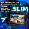 Tela 7' Dvr 4 Cameras Hd Automotiva Ré Linhas Guias Frontal 1