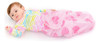 Manta Soft Cuero Bebê Enroladinho Anti-alérgico Menina 4
