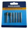 Set 6 Limas Rotativas Eje 1/8 Dremel 32mm Plastico Madera 2