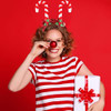 Bqtq 12 Diademas De Navidad Para Disfraz, Diademas 5 Bqtq 12 Diademas De Navidad Para Disfraz, Diademas 5