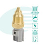 Sensor De Temperatura Ford Ranger V6 4.0 De 1995 Ate 2001 2
