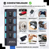 Cabo Usb 3.0 Hub 4 Portas Divisor Alta Velocidade Switch Led 2