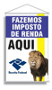 Banner Imposto De Renda Impresso 1mx63cm 0