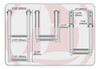 Escalera Náutica Plegable Inoxidable 2 Escalones S/planchada 6