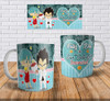 Plantillas Sublimar Tazas Amor San Valentin Enamorados #11 6