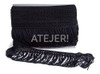 Fleco De Acetato 15 Cm De Ancho X 10 Mts Art M285 Negro 3 Fleco De Acetato 15 Cm De Ancho X 10 Mts Art M285 Negro 3