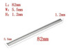 Repuesto 2 Cuchillas Cepilladora Einhell Rt-pl / Te-pl 82mm 2