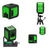 Mini Nível E Esquadro A Laser De 02 Linhas Verdes 3