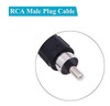 Fancasee (paquete De 2) Adaptador De Conector Jack Macho Rca 1