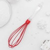 Batedor Claras Fuet Resistente Silicone Utensílio Culinária 6