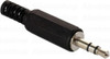 Conector Audio 3.5mm Stereo Recto Plug Ficha Macho Cable 0
