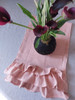 Camino De Mesa Con Volados Gasa Tussor 3