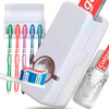 02 Porta Escova Suporte Dispensador Creme Dental Pasta Dente 1