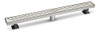 Rejilla Lineal Ducha Baño 70cm Atrim Desague Acero Diagonal 0