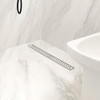 Rejilla Lineal Ducha Baño 70cm Atrim Desague Acero Diagonal 4