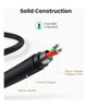 Adaptador Lightning A Jack Ugreen 2rca De 1 Metro Marron 1