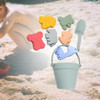 Brinquedos De Areia De Praia Silicone Para Crianças Verde 7