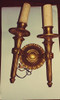 Lámpara Candelabro De Bronce De Pared 1