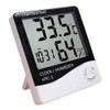 Termometro Higrometro Digital Humedad Temperatura Reloj 0