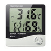 Termometro Higrometro Digital Humedad Temperatura Reloj 2