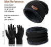 Conjunto De Gorro De Invierno, Bufanda, Guantes 3