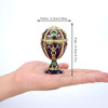 Qifu Faberge Estilo Huevo Pintado A Mano Caja De Baratijas 1
