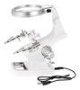Lupa 3x - 4.5x Luz Led Blanca Pinza Cocodrilo Apoya Soldador 2