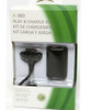 Kit Cabo Carregador Com Bateria Controle Xbox 360 7600mah 0