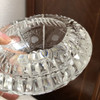 Antiguo Cenicero De Mesa Redondo Cristal Checoslovaco 4
