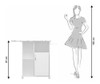 Mesa De Passar Roupas Florence Branco Notável Móveis 5