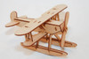 Maqueta Encastrable Hidroavión 23cm Madera Motricidad Didáct 1