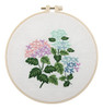 . Kit Inicial De Bordado Com Padrões De Flores, Hortênsia 0