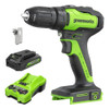 Taladro / Atornillador Sin Escobillas Greenworks 24v, Baterí 0