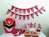 Banderín Power Ranger Personalizados 0