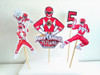 Banderín Power Ranger Personalizados 1