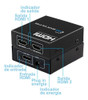 Splitter Hdmi 1x2 Activo 3d 2k 4k Duplica La Imagen Divisor 3